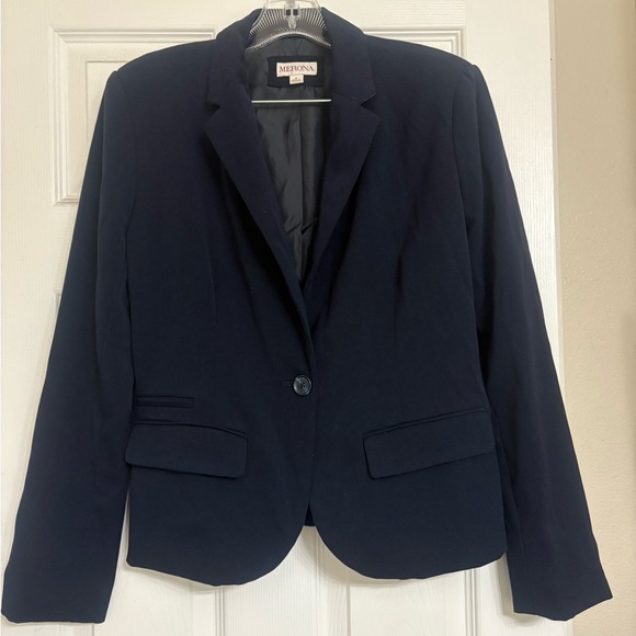 Merona Jackets & Blazers - Merona Women's Dark Blue Suit Jacket Size 6
